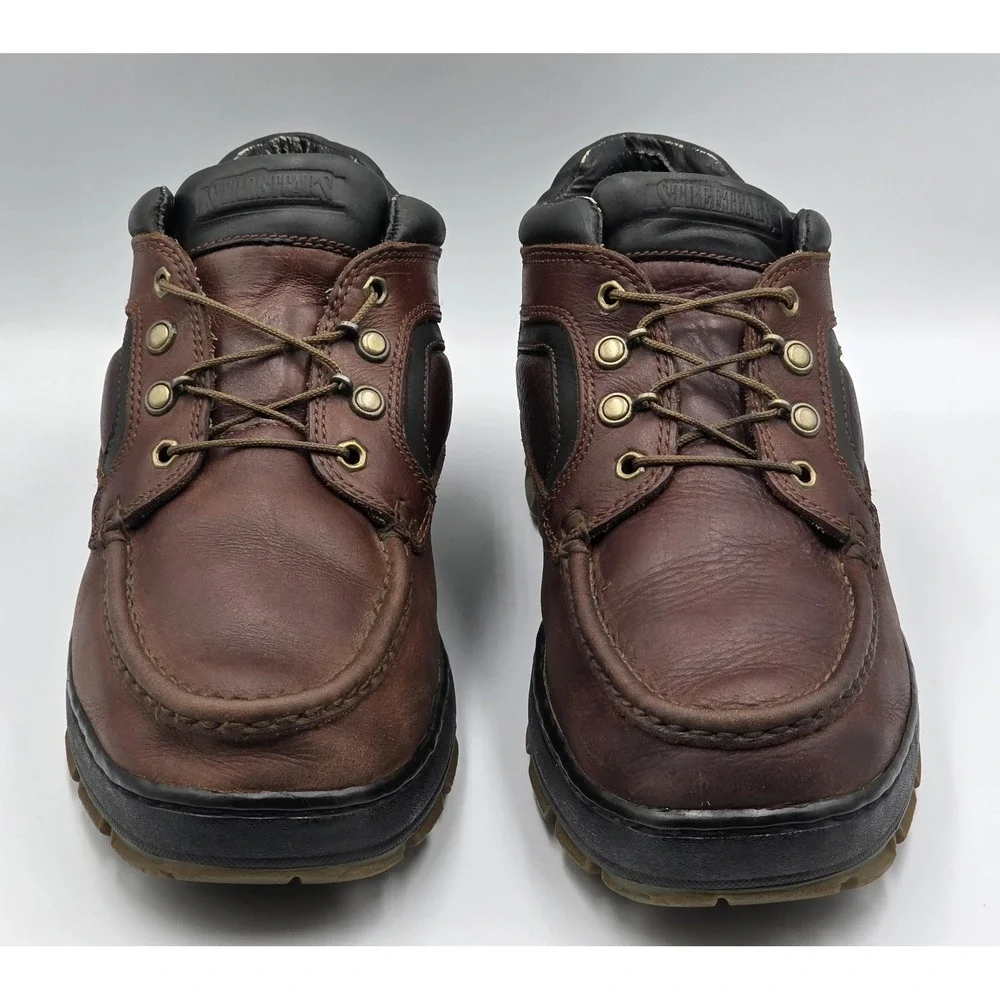 STREETCARS Women's Leather Lace-Up Brown Ankle‎ Boots Shoes Size 10.5